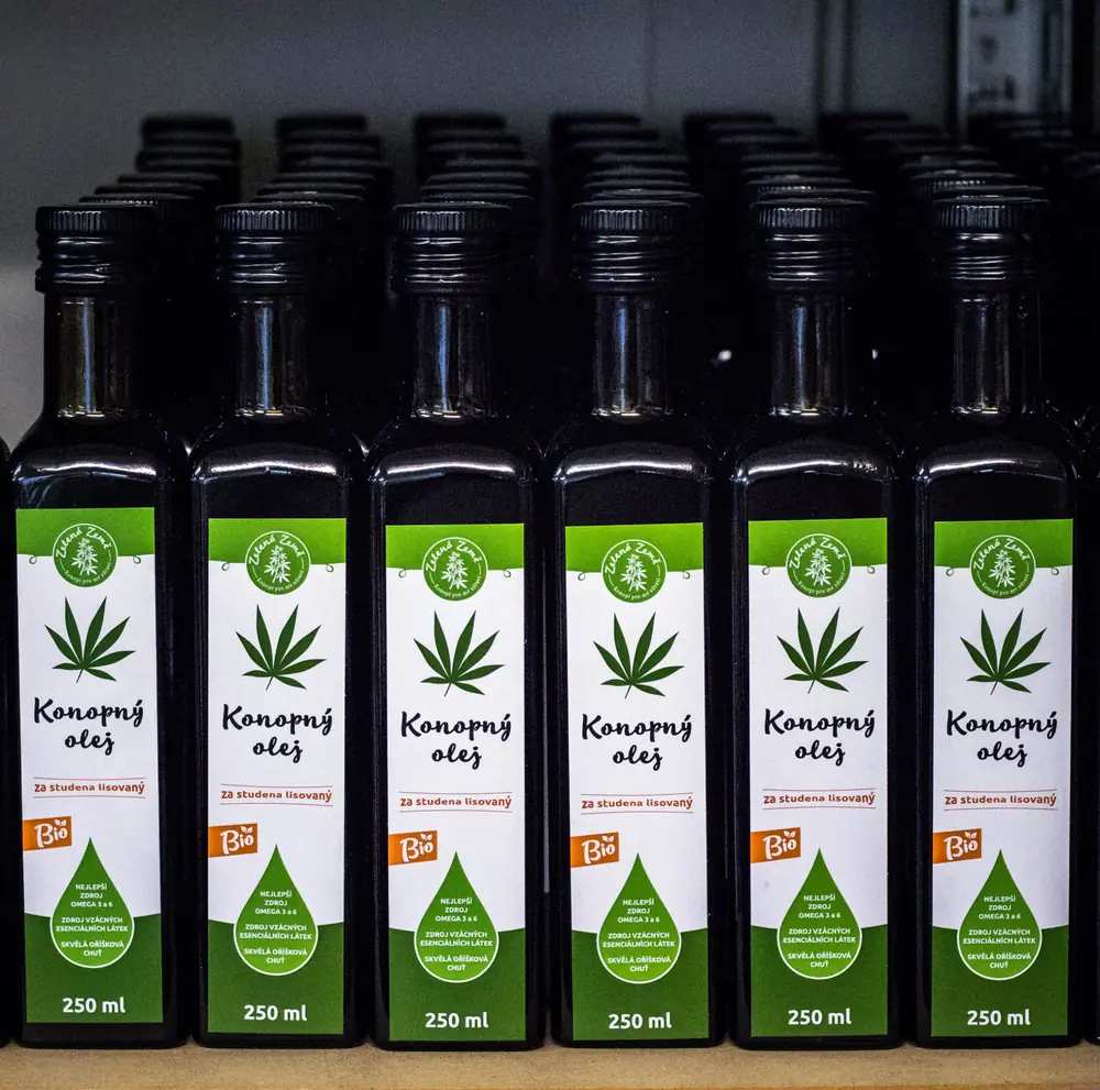 Rozšiřování portfolia – konopné oleje