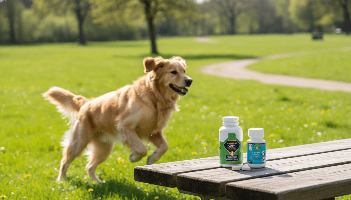 Aktív kutya mozgásban – illusztráció az egészséges mozgásról