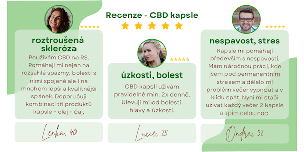 Recenze na CBD kapsle