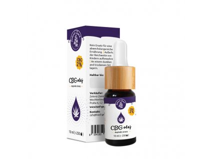 CBG konopný olej 2% 10 ml