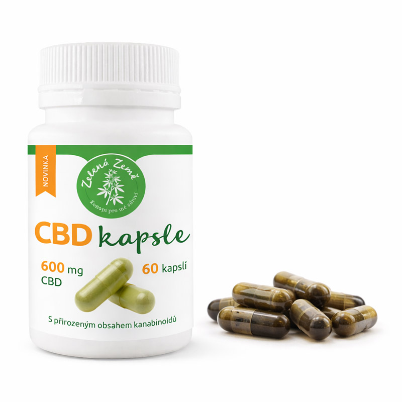 Cannadorra Trade s.r.o. CBD kapsle 600 mg CBD - 60 ks