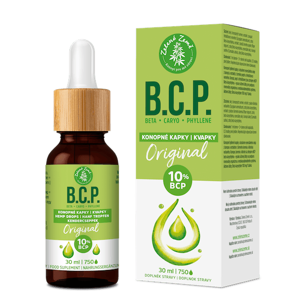 Zelená Země BCP Konopné kapky Original 30 ml