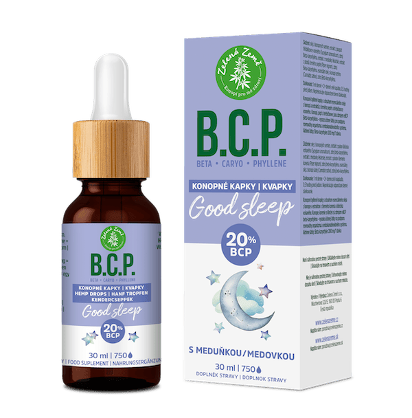 Zelená Země BCP Konopné kapky Good sleep 30 ml