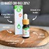 20 CBD olej lahvicka