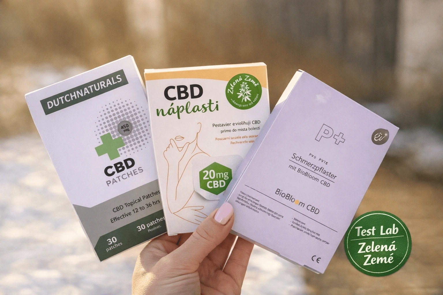 Porovnanie CBD náplastí v roku 2026