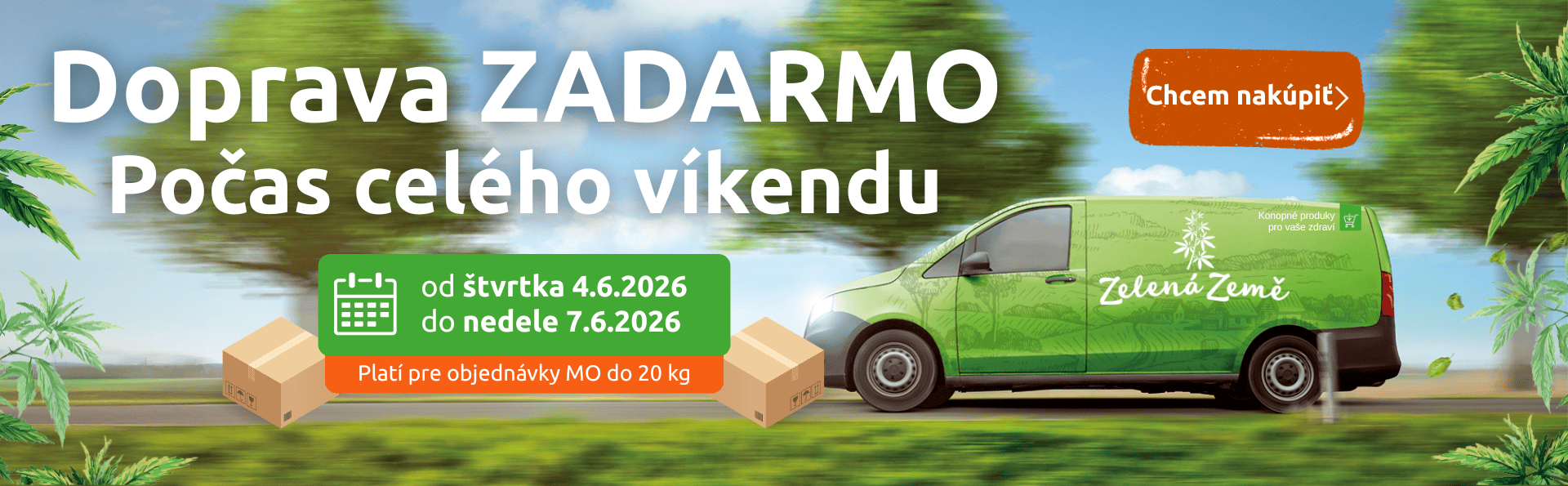 Doprava zadarmo!