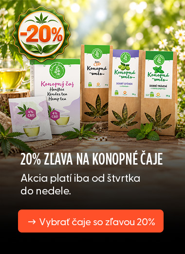 20% Zleva na čaje