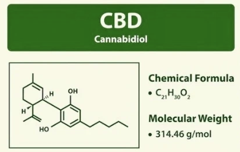 CBD vzorec