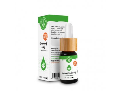 CBD kvapky 20%, 10 ml