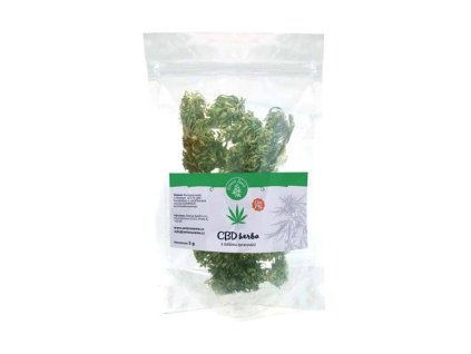 CBD herba 8 % na následné spracovanie, 5 g