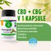 Konopné kapsuly s CBD + CBG