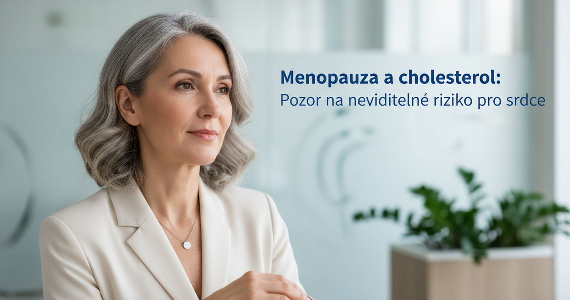 Menopauza a cholesterol: Pozor na neviditelné riziko pro srdce