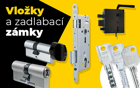 Vložky a zadlabávací zámky