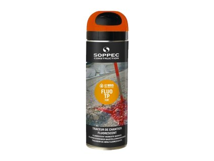 SOPPEC Značkovací sprej Soppec Fluo TP, 12M | oranžový, 500 ml