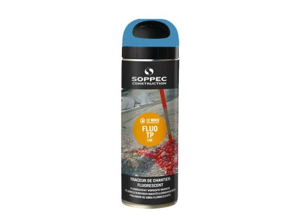 SOPPEC Značkovací sprej Soppec Fluo TP, 12M | modrý, 500 ml