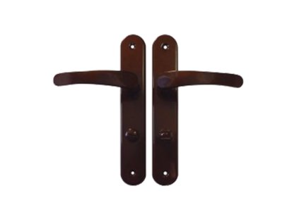 TRITOOLS Dveřní kování Michaela WC90 klíč, hnědá