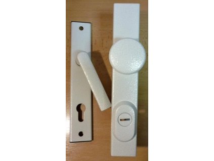 Bezpečnostní kování ROSTEX R1 /D/ 90 ANTIK Bílá