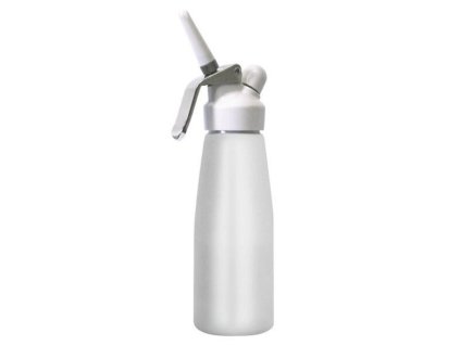 Láhev šlehačková Liss HOME CHEF 0,5 L STŘÍBRNÁ