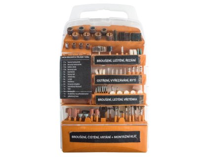 Sada brusných tělísek 150 dílů , PVC obal