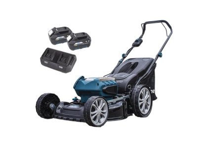 XTLINE Aku sekačka na trávu 405 mm bezuhlíková 36 V + 2 baterie