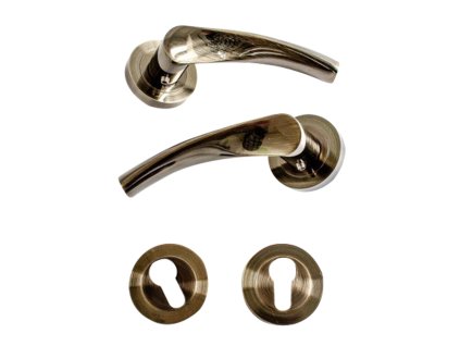 TRITOOLS Dveřní kování Atena (Etna) | K90 patyna rozeta - klíč