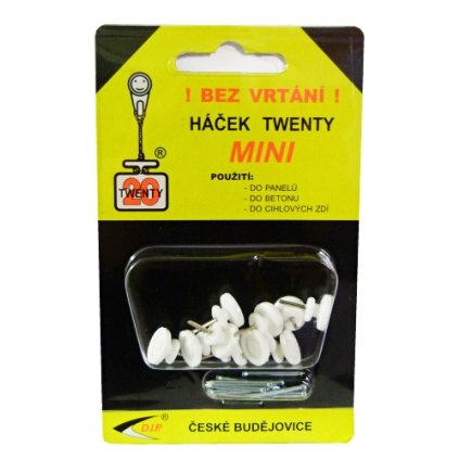 HÁČEK TWENTY MINI BÍLÝ