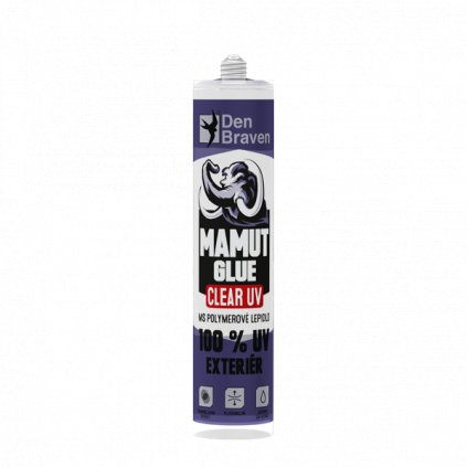 MAMUT GLUE CLEAR UV 290 ML KARTUŠE TRANSPARENTNÍ