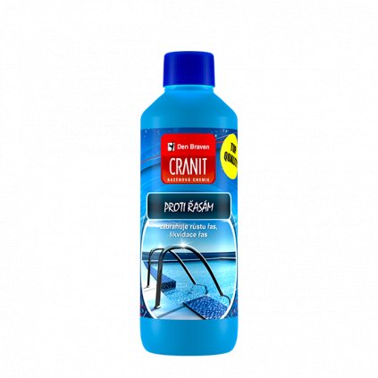 CRANIT PROTI ŘASÁM - ZABRAŇUJE RŮSTU, LIKVIDACE 0,5 L LÁHEV NAMODRALÁ