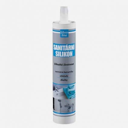 SANITÁRNÍ SILIKON  SILVER LINE BÍLÝ DEN BRAVEN 280ML