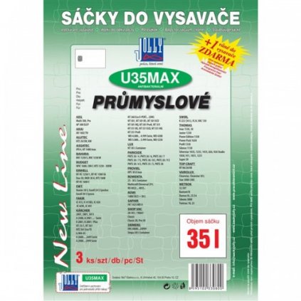 SÁČKY DO PRUMYSLOVÉHO VYSAVAČE  3KS /35L