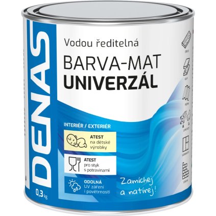 DENAS UNI.MAT 0199 ČERNÁ 0,3 KG