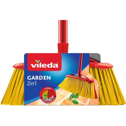 SMETÁK VILEDA GARDEN VENKOVNÍ 2v1 s holí