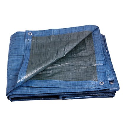 PE PLACHTA ZAKRÝVACÍ EKONOMIK 2X2M MODRÁ
