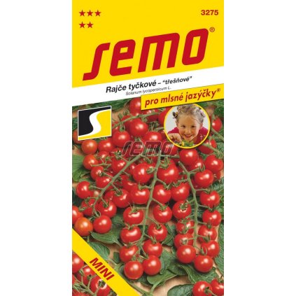RAJČE MINI - TYČ 30S - SÉRIE JAZÝČKY ( CHERRY )