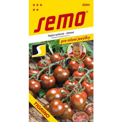 RAJČE TIGRINO - TYČ. 30S - SÉRIE JAZÝČKY ( CHERRY )