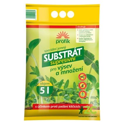 SUBSTRÁT FORESTINA PROFÍK - SUPRESIVNÍ PRO VÝSEV!!! A MNOŽENÍ S PERLITEM 5 L