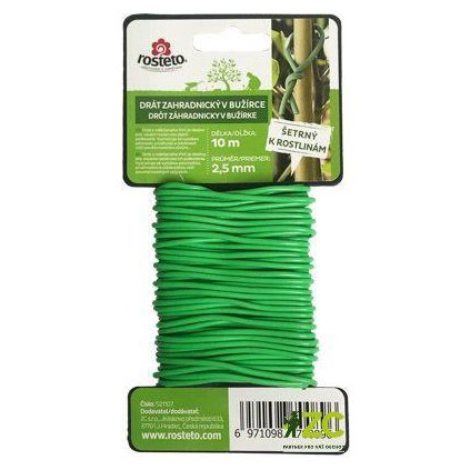 DRÁT ZAHRADNICKÝ V BUŽÍRCE SOFT ROSTETO - 2,5 MM X 10 M
