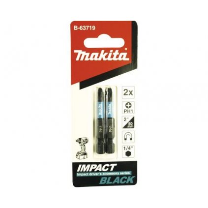 TORZNÍ BIT 1/4" IMPACT BLACK T30, 50MM 2 KS