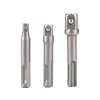 ADAPTÉRY SADA 3KS Z SDS PLUS NA ČTYŘHRAN, 1/4"-3/8"-1/2", CRV