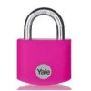 YALE ZÁMEK VISACÍ YE3B/32/116/1/P 3KL. RŮŽOVÝ