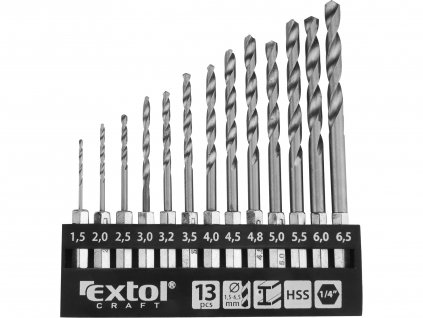 vrtáky do kovu s šestihrannou stopkou