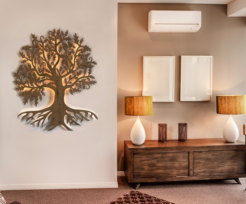 světelný strom života dub