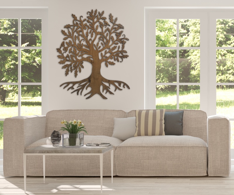 světelný strom života dub