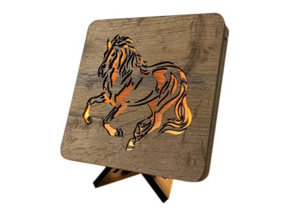 "Kůň" lampa 19x19cm