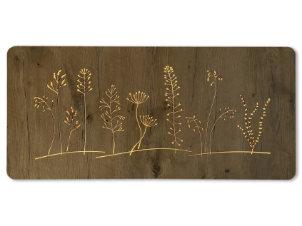 "Louka" světelný obraz s baterií 90x42cm