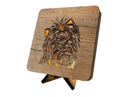 "Jorkšír" lampa 19x19cm