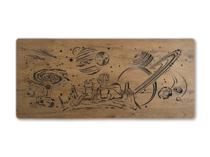 "Malý princ" světelný obraz s baterií 90x40cm