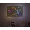 "Vesmír" světelný obraz RGB s baterií 90x60cm