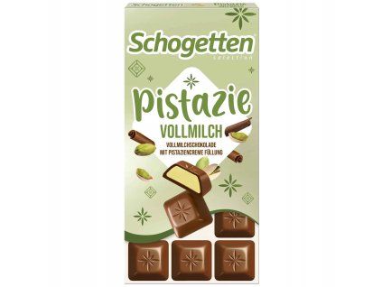 Schohetten tejcsokoládé pisztácia