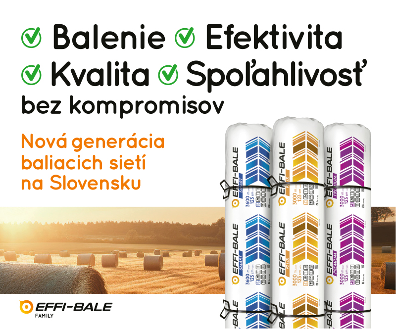 Poľnohospodárska balíkovacia sieť EFFI-BALE
